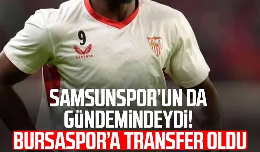 Samsunspor'un gündemindeydi! Kelechi Iheanacho Bursaspor'a imza attı
