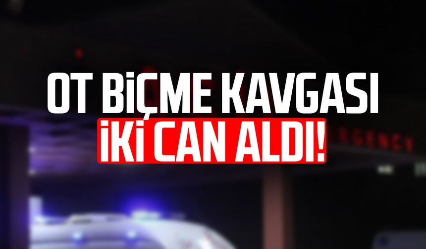 Trabzon'da ot biçme kavgası iki can aldı!