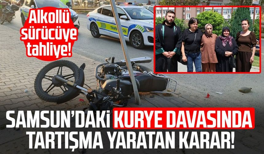 Samsun'daki kurye davasında tartışma yaratan karar! Tahliye edildi