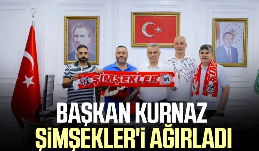 Şimşekler'den Başkan İhsan Kurnaz'a ziyaret