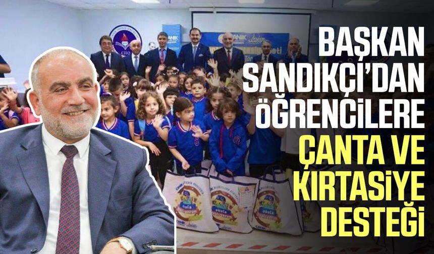 Samsun’da birinci sınıfların sıralarında Canik Belediyesi sürprizi