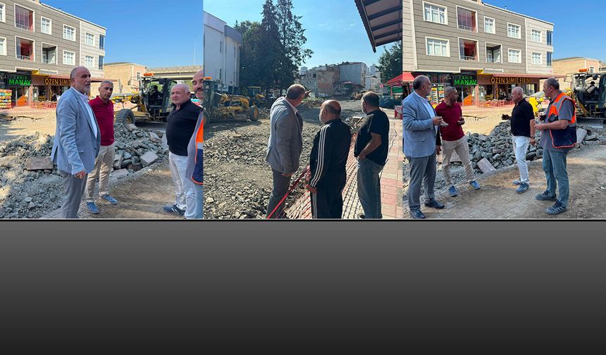 Canik’te ulaşım hamlesi! İbrahim Sandıkçı çalışmaları yerinde inceledi