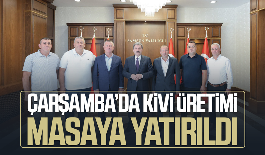 Çarşamba’da kivi üretimi masaya yatırıldı