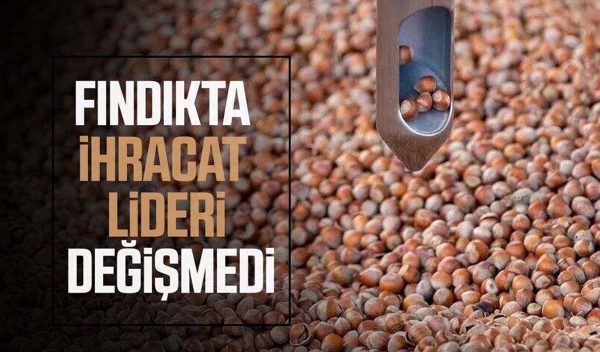 Fındıkta 563 milyon dolarlık ihracat