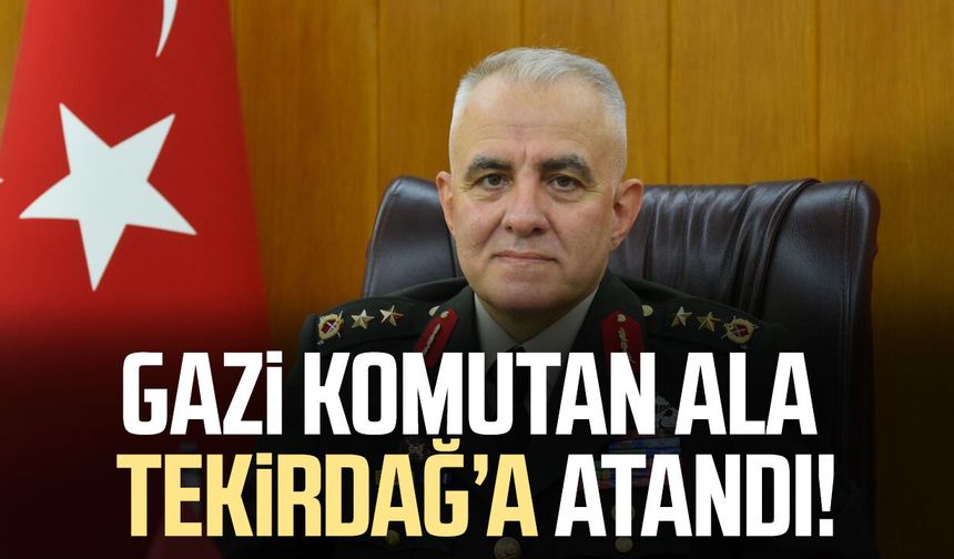 Samsun Garnizon Komutanı Gazi Tümgeneral Davut Ala Tekirdağ’a atandı