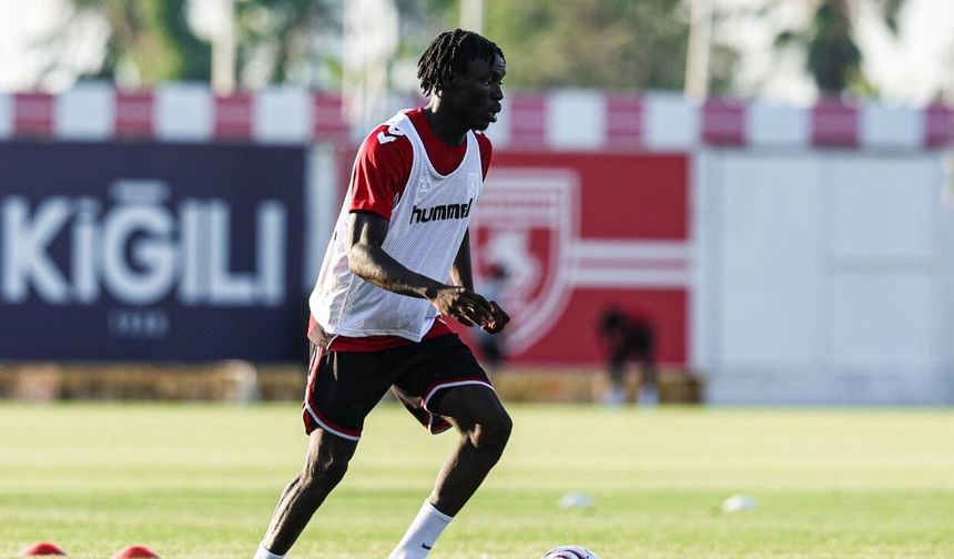 Samsunspor'un yeni yıldızı Antoine Sekongo mesaiye başladı!
