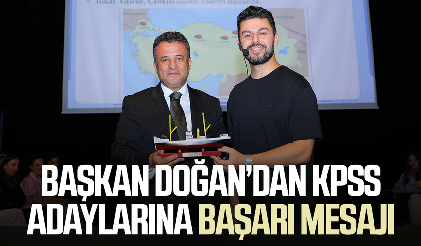 Halit Doğan'dan KPSS adaylarına başarı mesajı