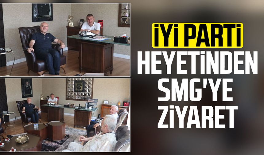 İYİ Parti heyetinden Samsun Medya Grubu'na ziyaret