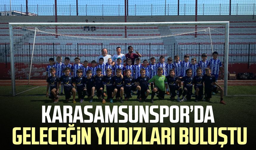 Samsun’da futbolun geleceği aynı sahada buluştu