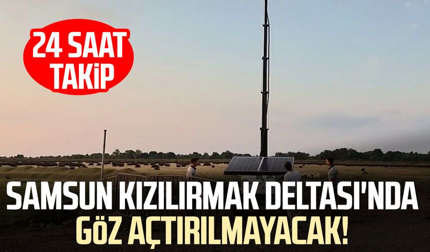 Samsun Kızılırmak Kuş Cenneti'nde yeni dönem! Her an kayıt altında
