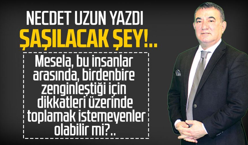 Necdet Uzun yazdı: Şaşılacak şey!..