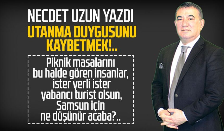 Necdet Uzun yazdı: Utanma duygusunu kaybetmek!..