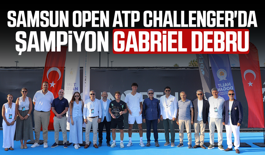 Samsun Open ATP Challenger'da şampiyon Gabriel Debru