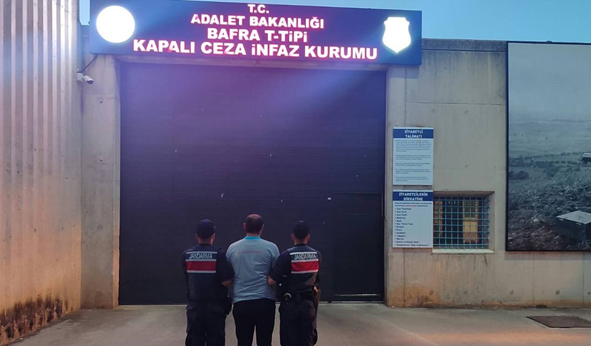 Samsun’da aranan şahıs böyle yakalandı! 8 yıl cezası vardı