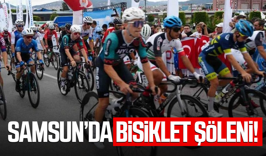 Samsun’da bisiklet şöleni! 12 ilçede heyecan