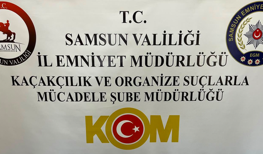 Samsun’da kaçakçılığa darbe! İlkadım’da operasyon
