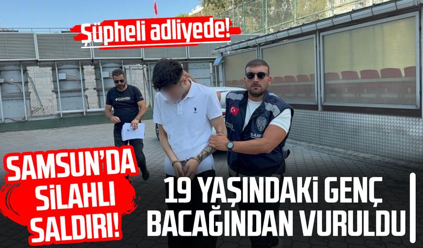 Samsun’da kanlı olay! Şüpheli adliyede