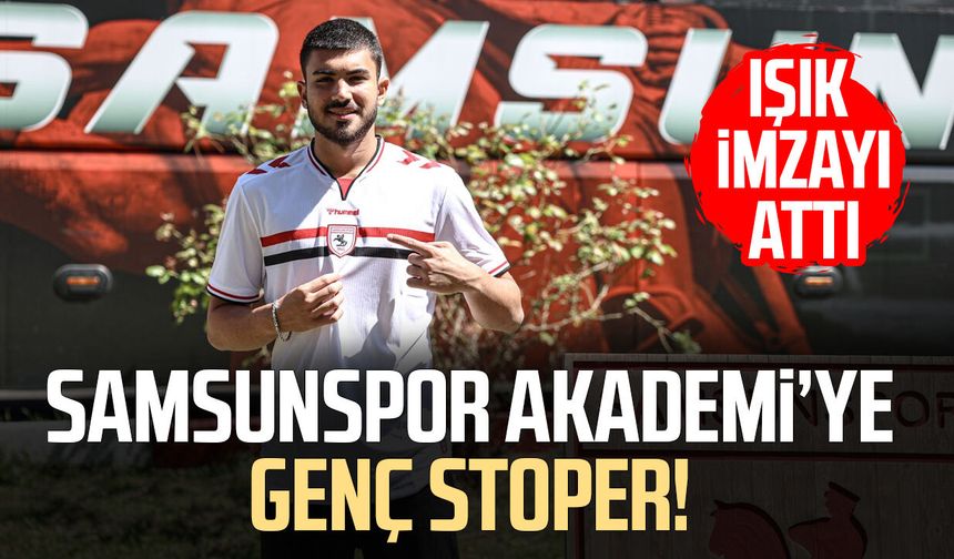 Samsunspor Akademi’ye genç stoper: Emir Işık imzayı attı