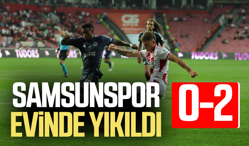 Samsunspor evinde Fenerbahçe'ye mağlup! 0-2