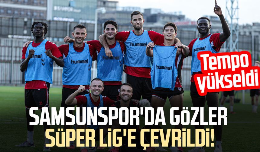 Samsunspor'da Hollanda kampı sonrası ilk idman!