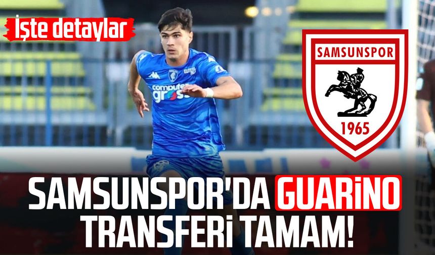 Samsunspor'da Gabriele Guarino transferi tamam! İşte detaylar