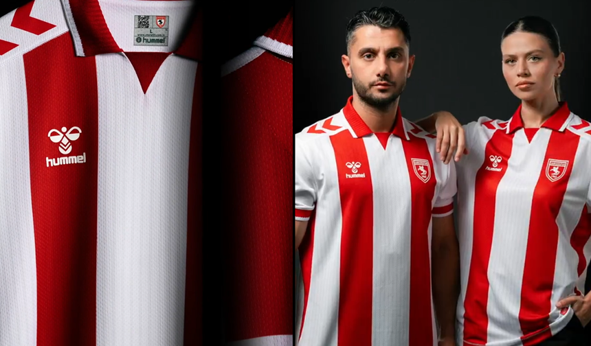 Samsunspor'un çubuklu forması ön satışta!