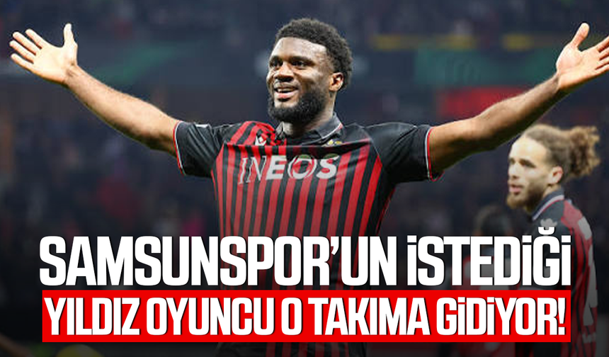 Samsunspor’un istediği yıldız oyuncu o takıma gidiyor!