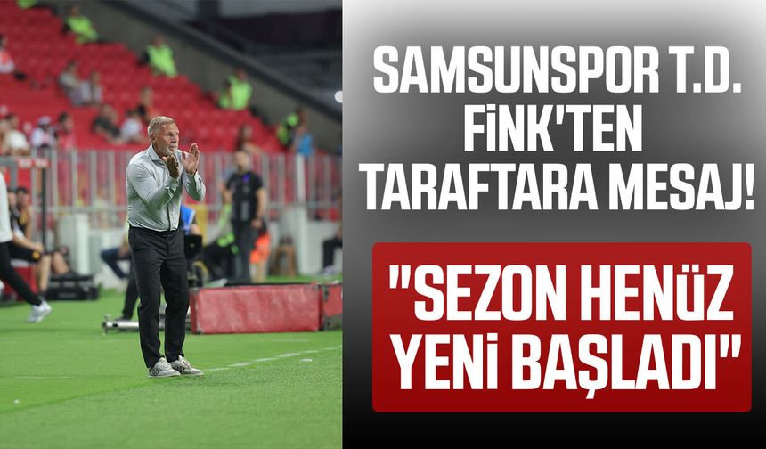 Thorsten Fink'ten Göztepe maçı sonrası dikkat çeken sözler