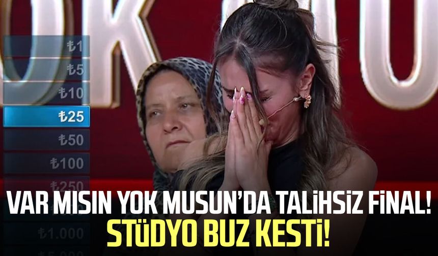 Var Mısın Yok Musun’da talihsiz final! Stüdyo buz kesti!