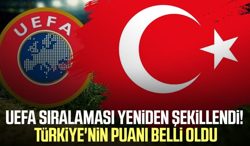 Fenerbahçe maçı sonrası ülke puanı değişti! İşte Türkiye'nin yeri