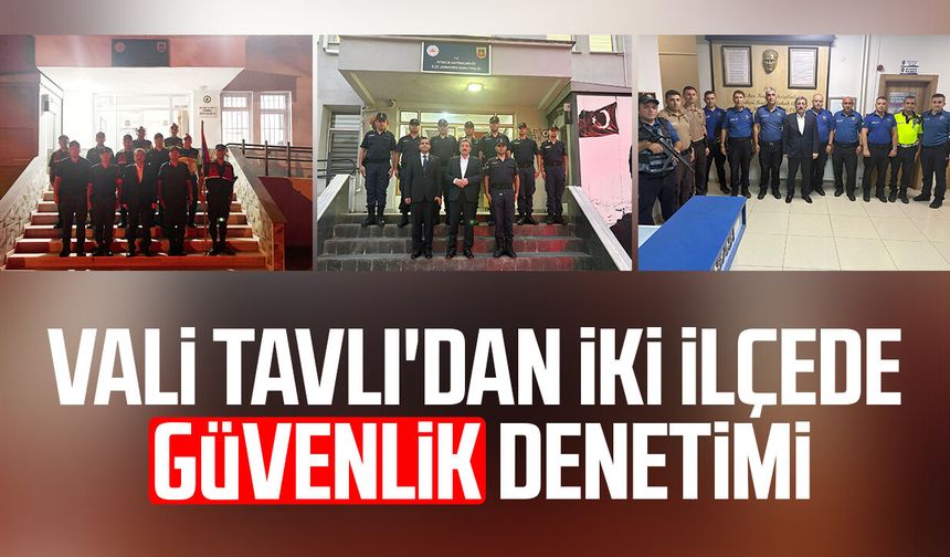 Vali Orhan Tavlı'dan Salıpazarı ve Ayvacık'ta güvenlik denetimi