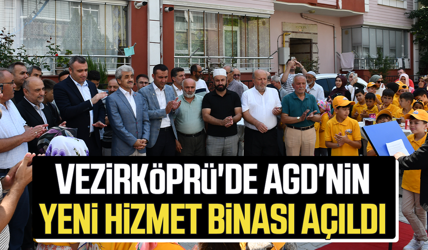 Vezirköprü'de AGD'nin yeni hizmet binası açıldı