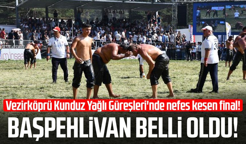 Kunduz Yağlı Güreşleri'nde nefes kesen final! Yusuf Can Zeybek başpehlivan oldu