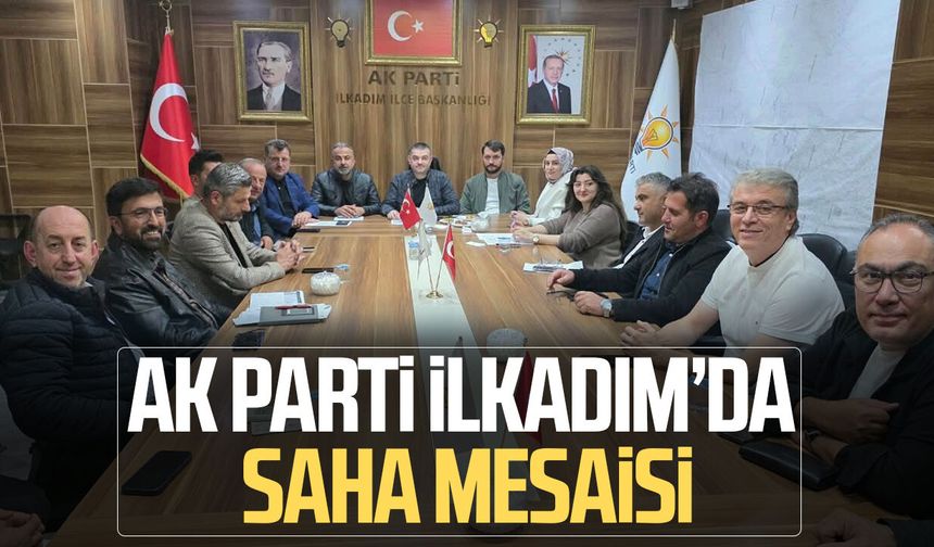 AK Parti İlkadım’da saha mesaisi