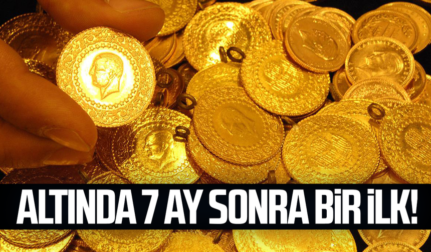 Altında 7 ay sonra bir ilk!
