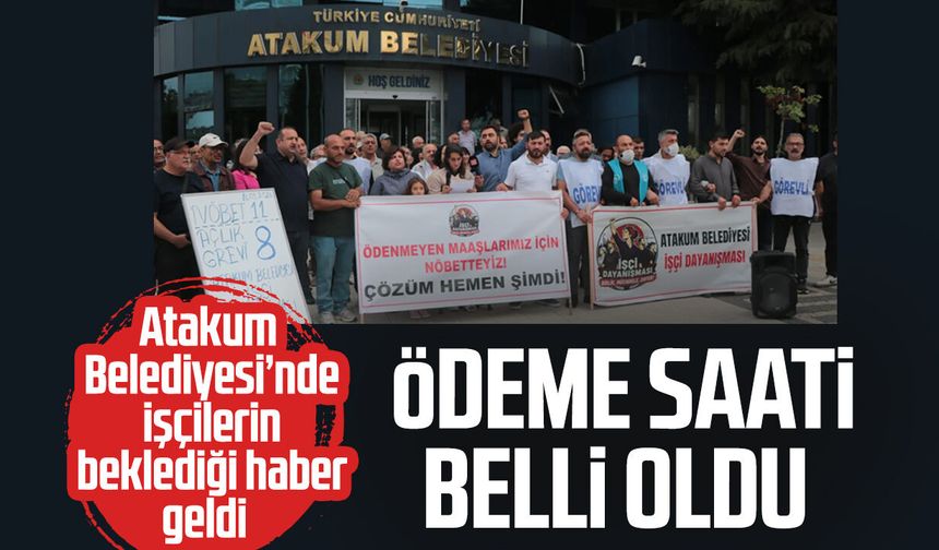 Atakum Belediyesi’nde işçilerin ücretlerinin ödeneceği saat belli oldu