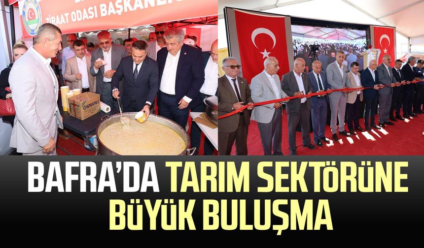 Bafra’da tarım fuarı kapılarını açtı