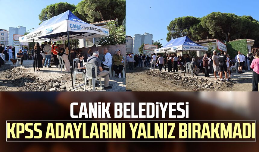 Başkan İbrahim Sandıkçı KPSS heyecanına ortak oldu