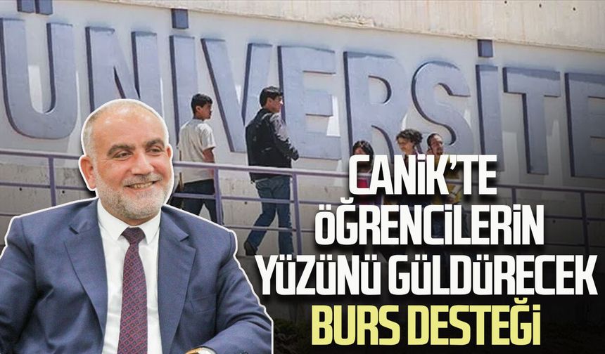 Canik’te öğrencilerin yüzünü güldürecek destek