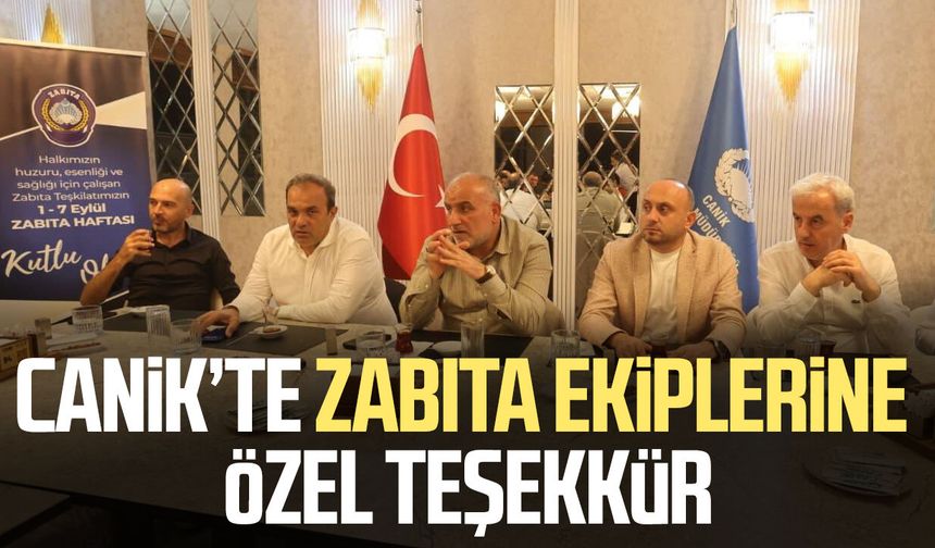 Canik Belediye Başkanı İbrahim Sandıkçı, Zabıta Haftası’nı kutladı