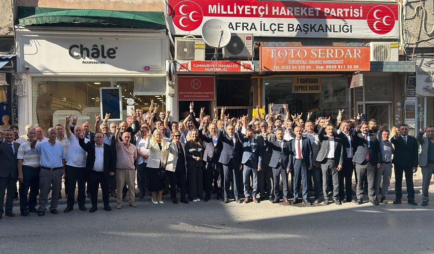 MHP’den Samsun turu: İlyas Topsakal’dan Bafra’ya özel vurgu