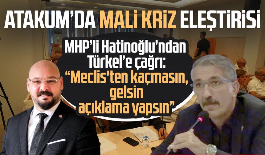 MHP’li Hatinoğlu’ndan Serhat Türkel’e çağrı: Meclis'ten kaçmasın