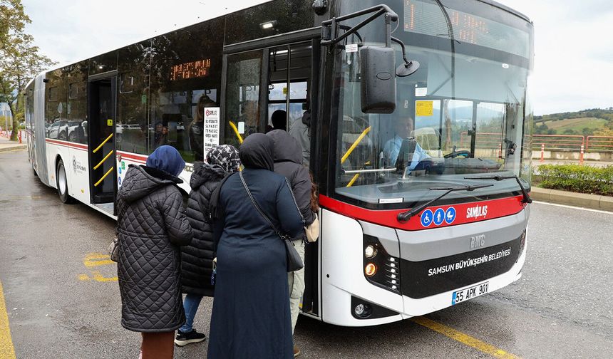 Samsun’da 22 numaralı otobüs hattının güzergahı değişti