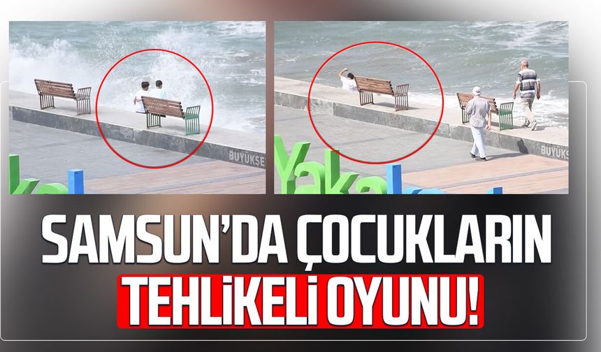 Samsun’da tehlikeli oyun! Zabıta hemen müdahale etti