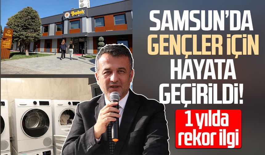 Samsun’da gençler için hayata geçirildi! 1 yılda rekor ilgi