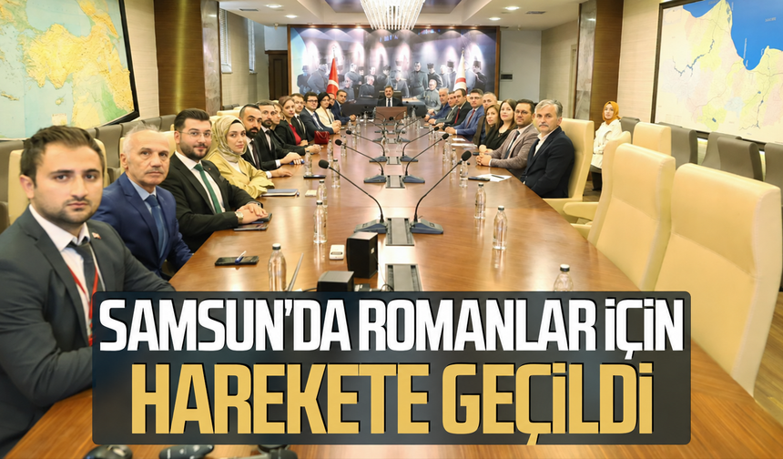 Samsun’da Roman vatandaşlar için harekete geçildi