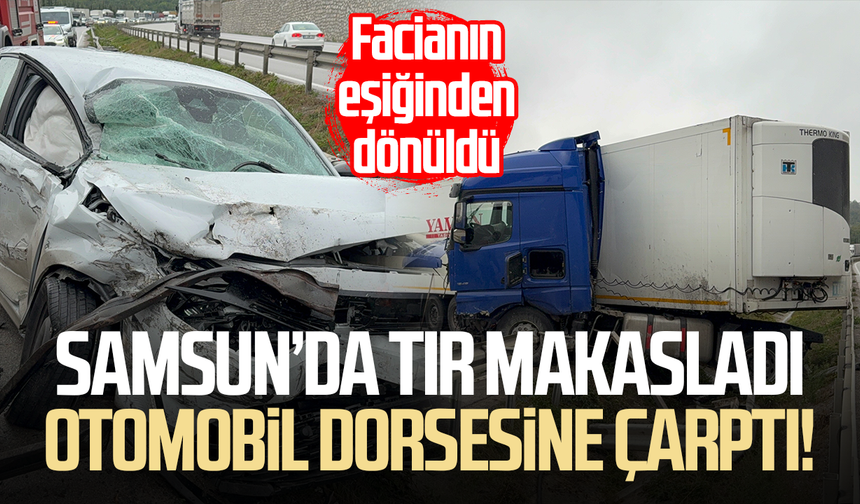 Samsun-Ankara yolunda facia gibi kaza!