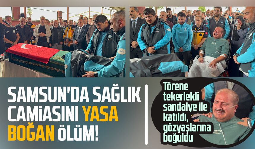 Samsun'da UMKE görevlisi Mehmet Can Gür için tören