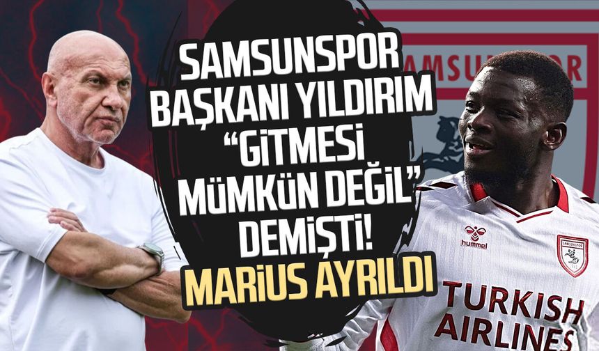 Samsunspor’da ters köşe! Marius Mouandilmadji resmen Olympiakos’ta
