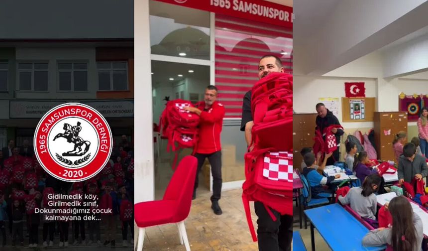Samsunspor sevgisi büyüyor! Hedef 300 çocuk